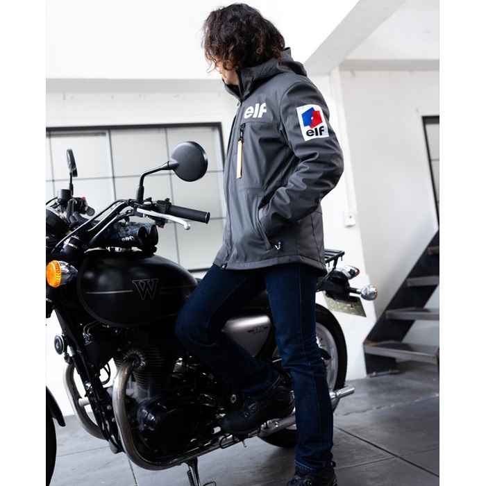 EJ-W122 クラシックロゴジャケット Black｜ウィンタージャケット｜の