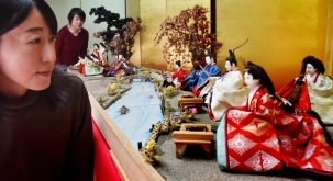 8000株のパンジーで描く干支の「午」 奈良県桜井市の安倍文殊院に