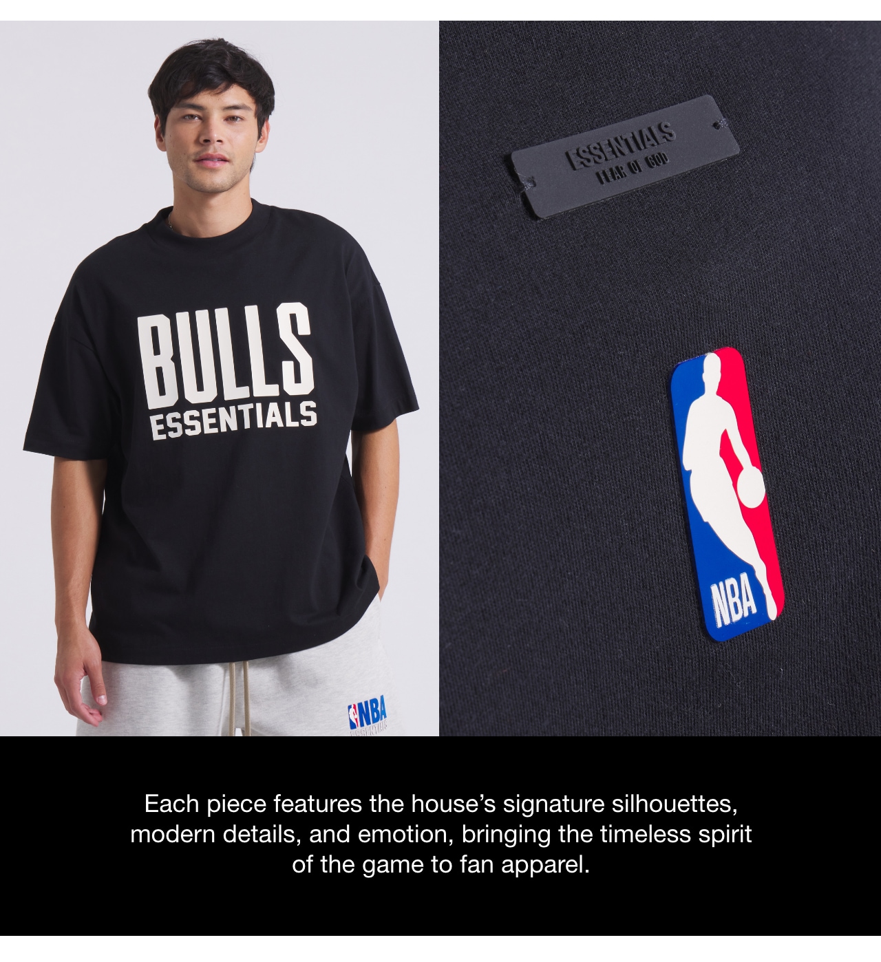 Chicago Bulls x Fear Of God Essentials Short Sleeve T-Shirt - Unisex