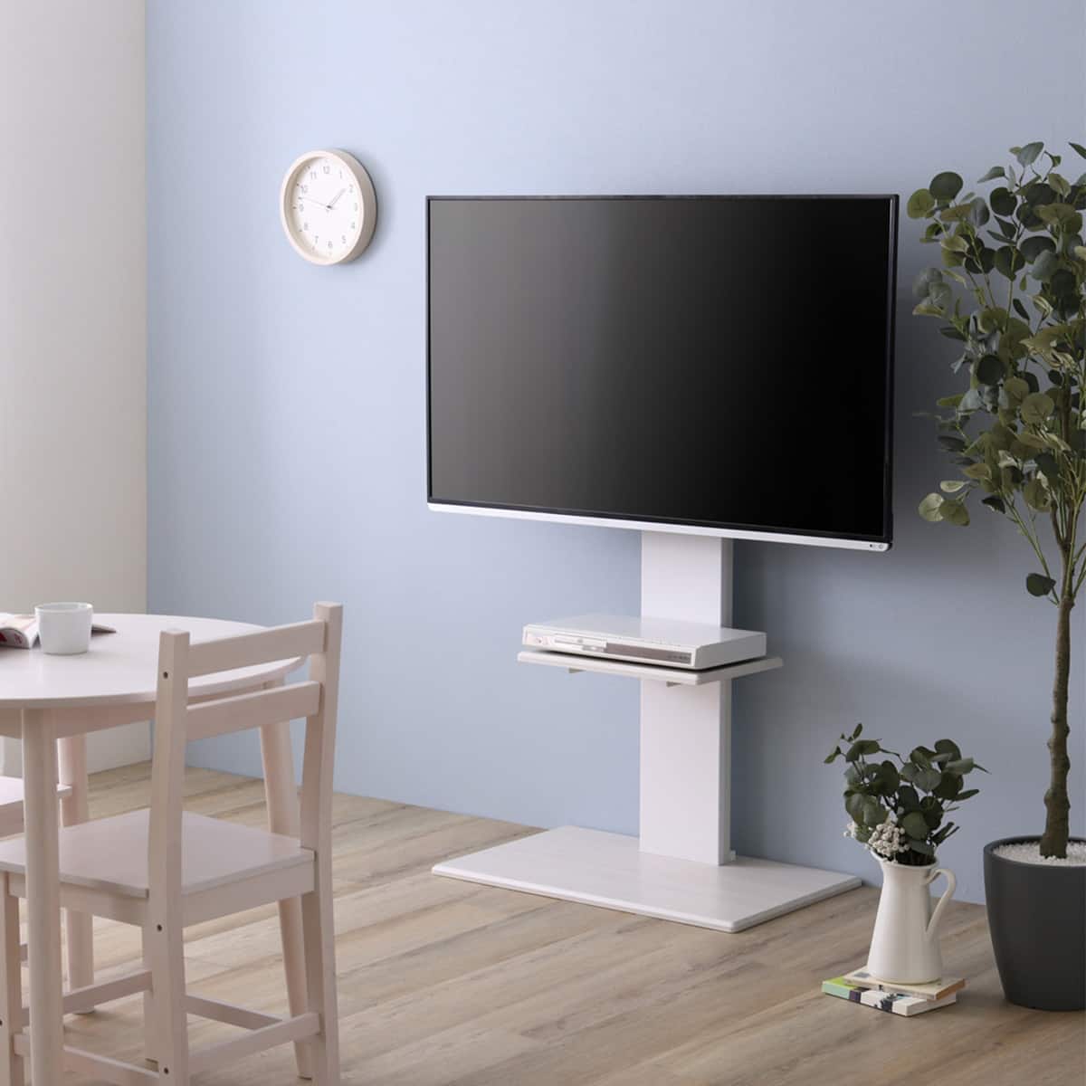 壁寄せTVスタンド(トエルN ハイタイプ WW) | ニトリネット【公式