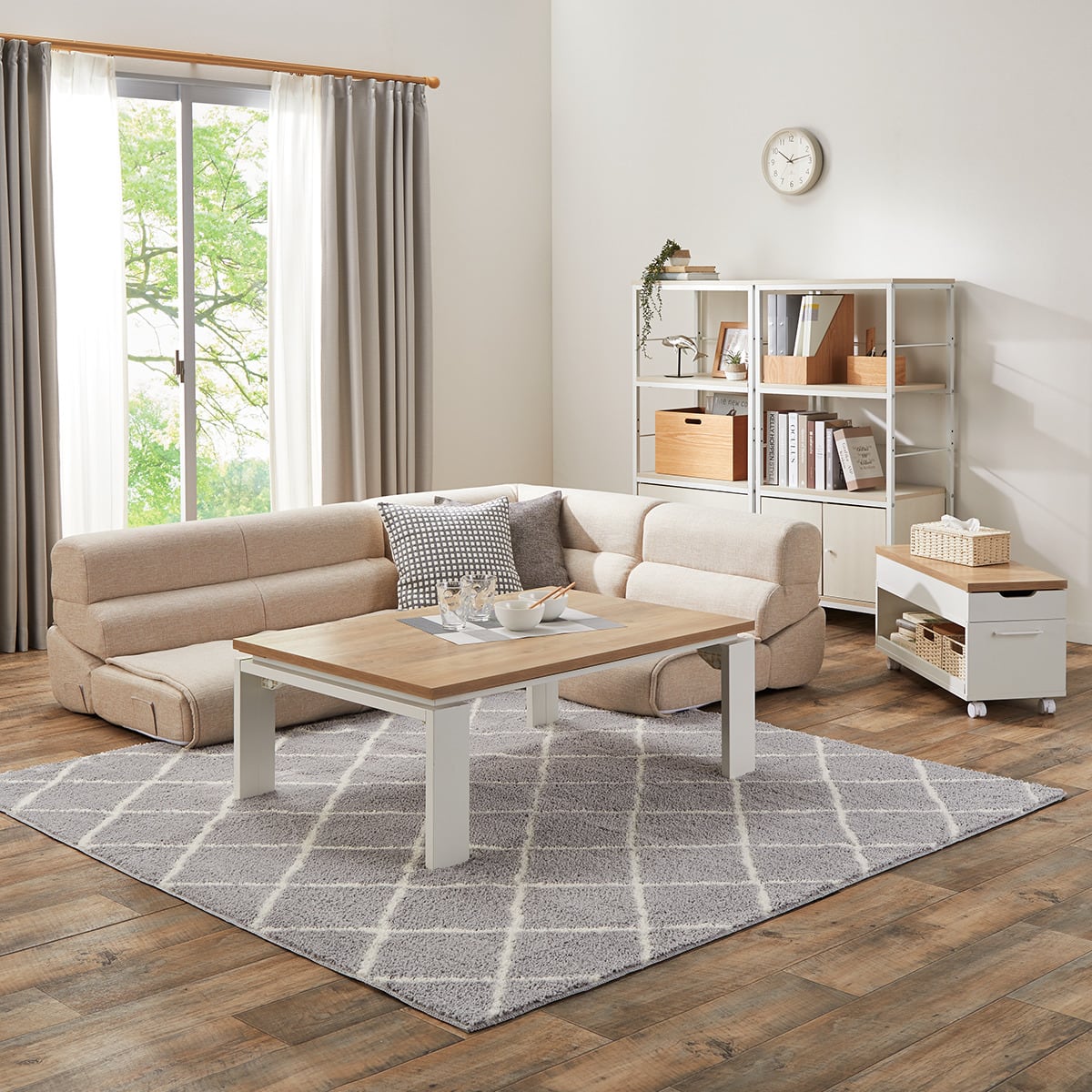 リビングこたつ(フロットR 105 VNA) | ニトリネット【公式】 家具