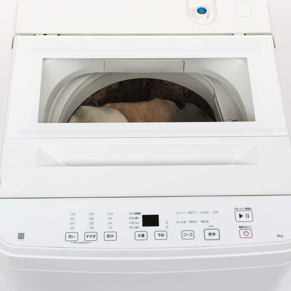 6kg全自動洗濯機(NT60T1 ホワイト)(リサイクル回収なし) | ニトリ