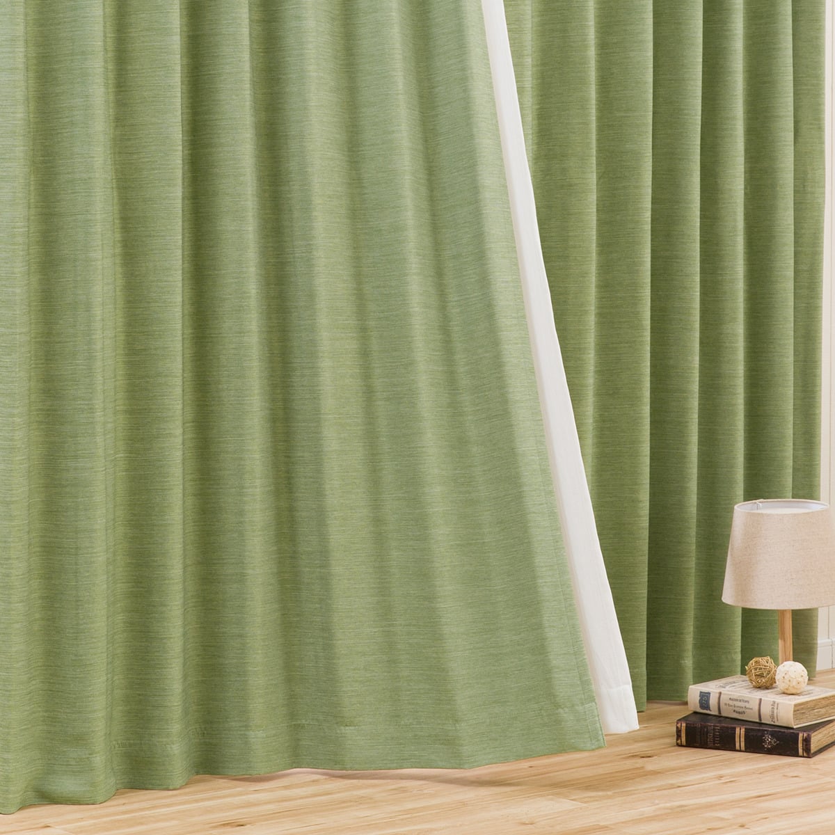 遮光2級・遮熱カーテン(RD140 イエローグリーン 100X215X2) | ニトリ