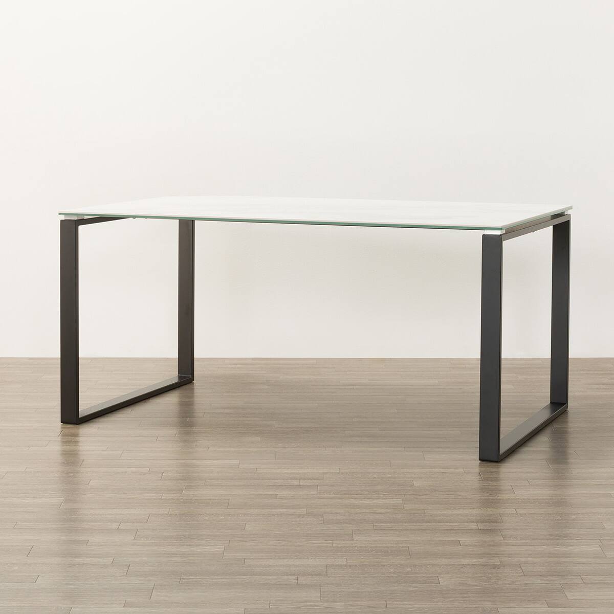 セラミックダイニングテーブル(セーラル150/90 WH/BK) | ニトリネット