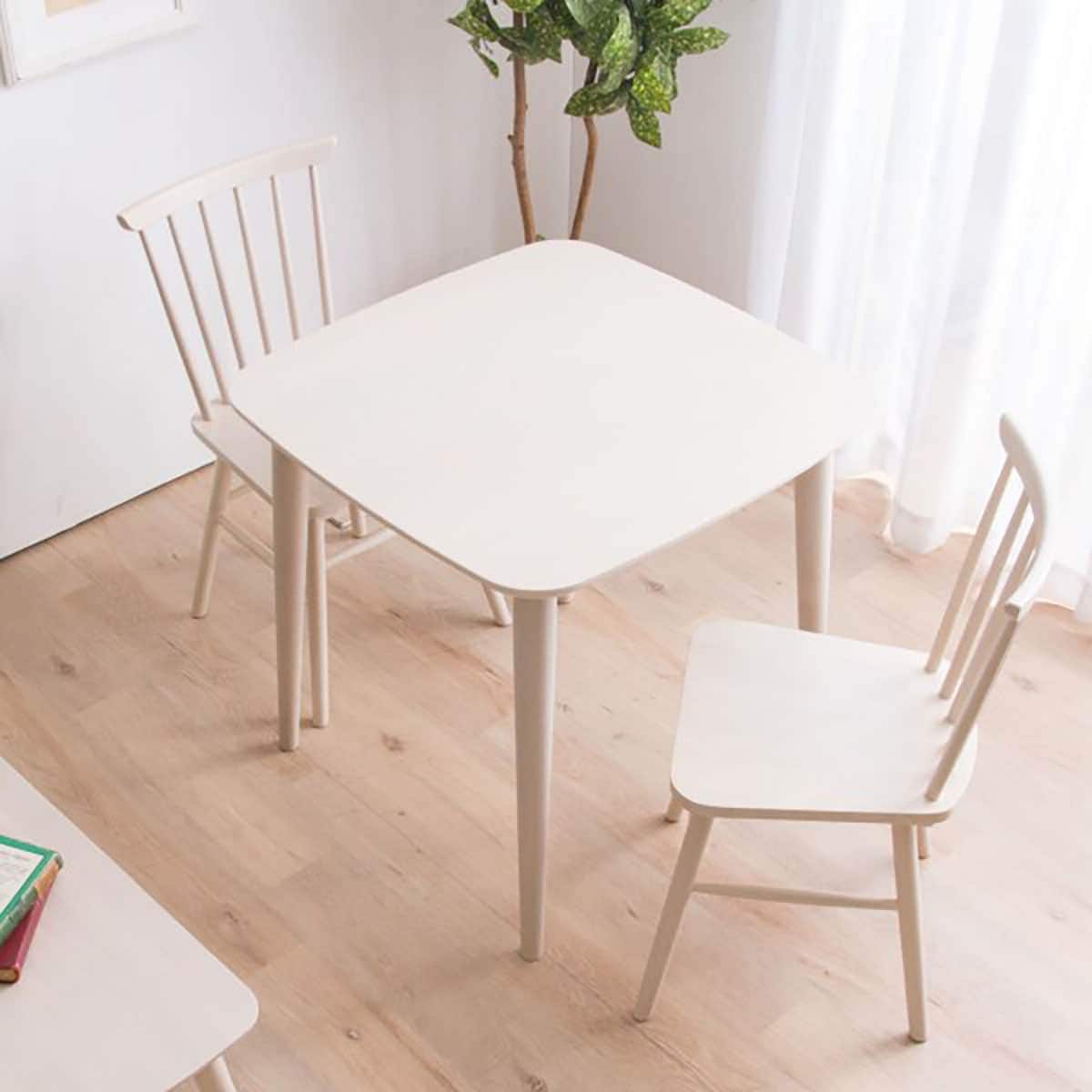 ダイニングテーブル3点セット (DT ATLS 75×75cm WW/DC ATLS WW