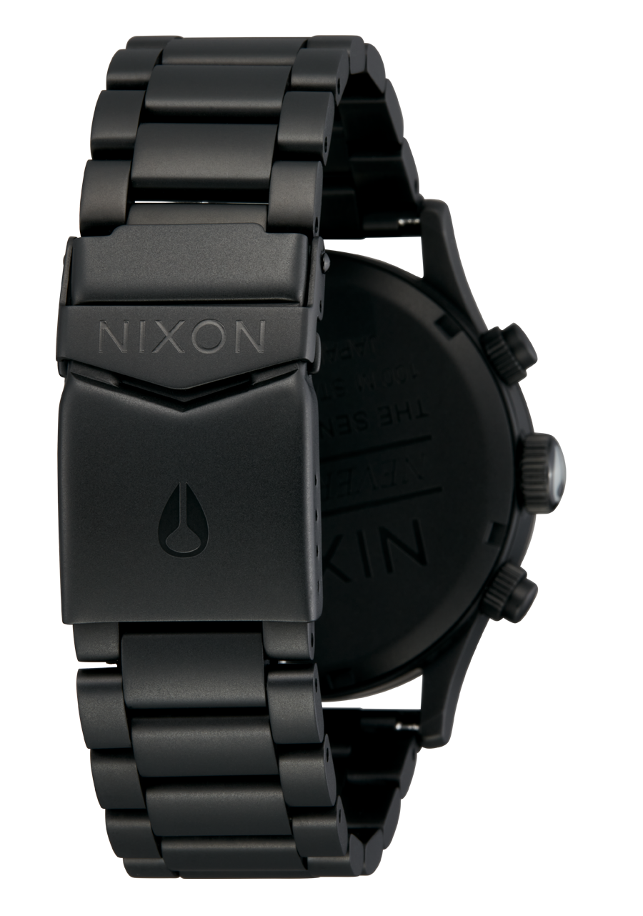 Sentry Chrono Watch | All Matte Black/Polished Black | Men's