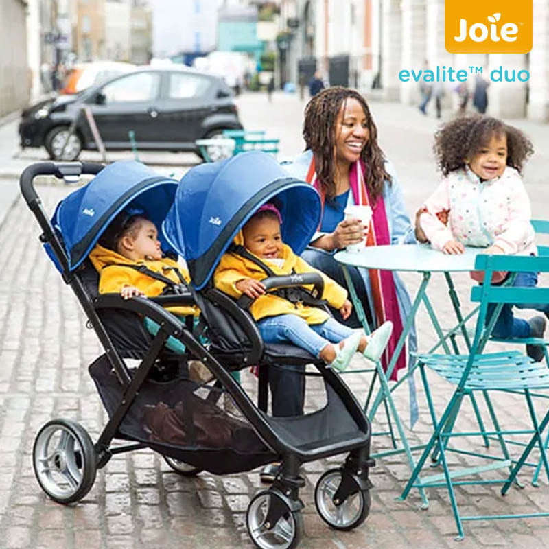 最安送料込み】キンダーワゴンDUOシティHOP 2人乗りベビーカー 双子 年