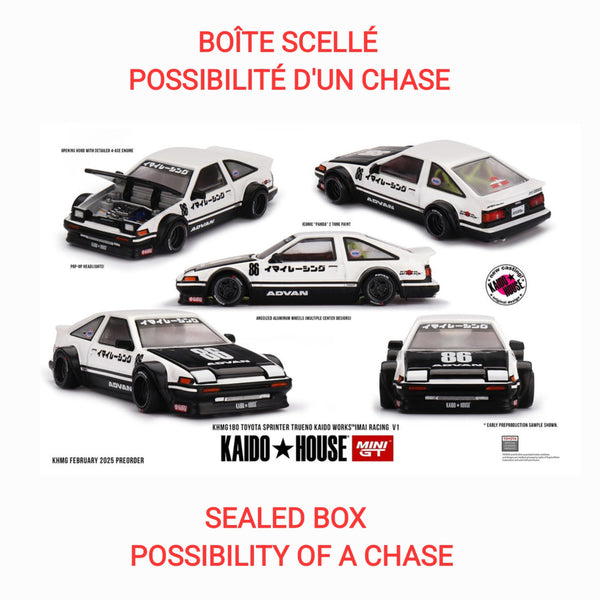 Kaido House x Mini GT - Toyota AE86 Sprinter Trueno Kaido Street