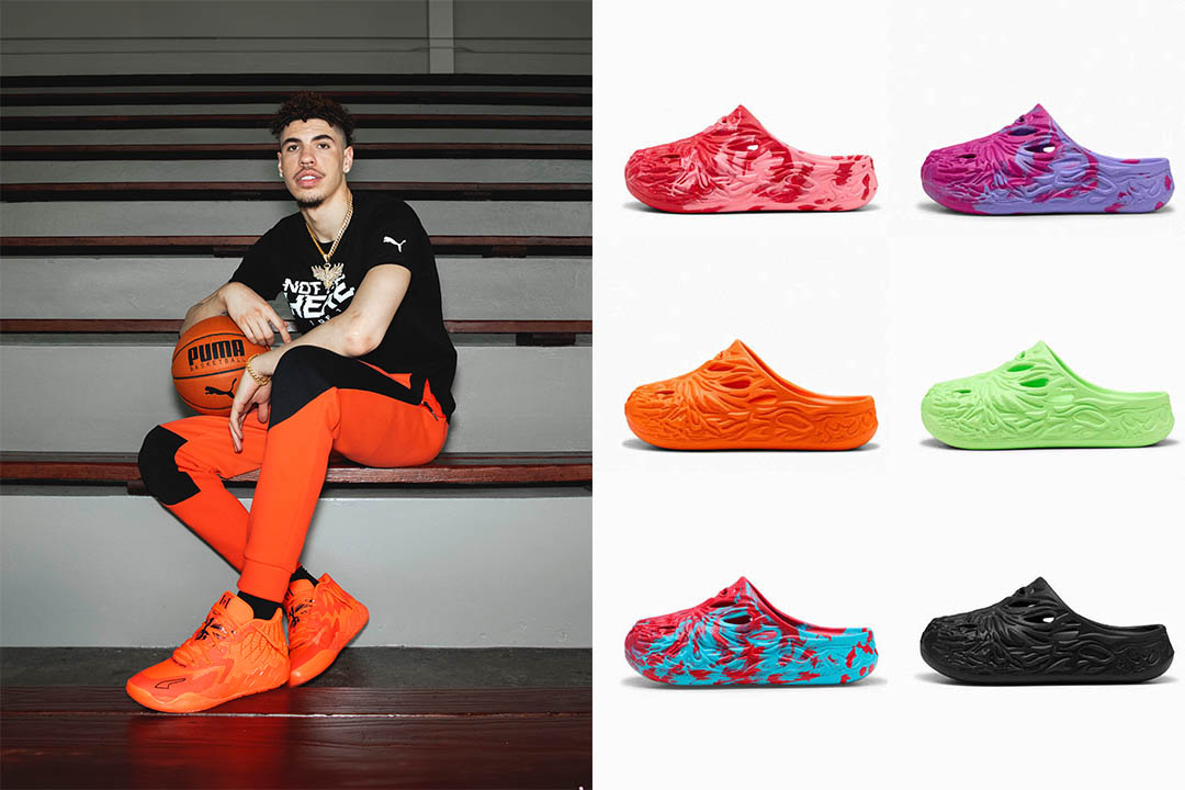 FIRST LOOK: LaMelo Ball's PUMA MB.04 Slide Collection | Nice Kicks