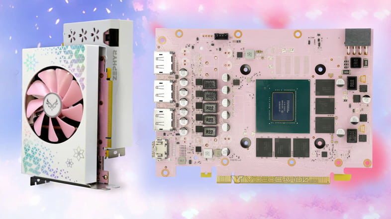 桜と雪をイメージしたGeForce RTX 3060 Ti ITX SAKURA ＆ SNOWが登場