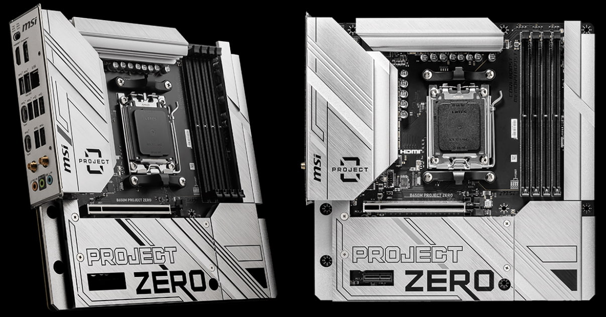 MSI、背面コネクタマザー『B650M PROJECT ZERO』を正式発表！最高に