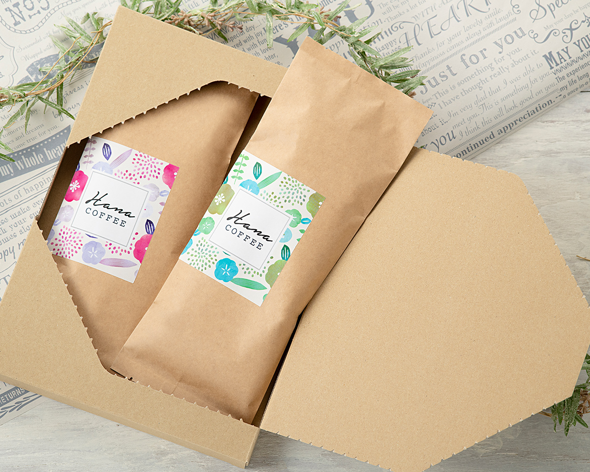 アロマキープパック200g 平袋 クラフト｜ニコノスオンラインストア