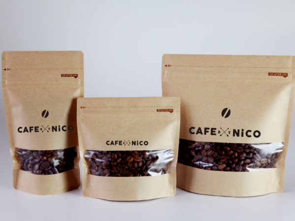 窓あきスタンドチャッカー80～100g クラフト｜ニコノスオンライン