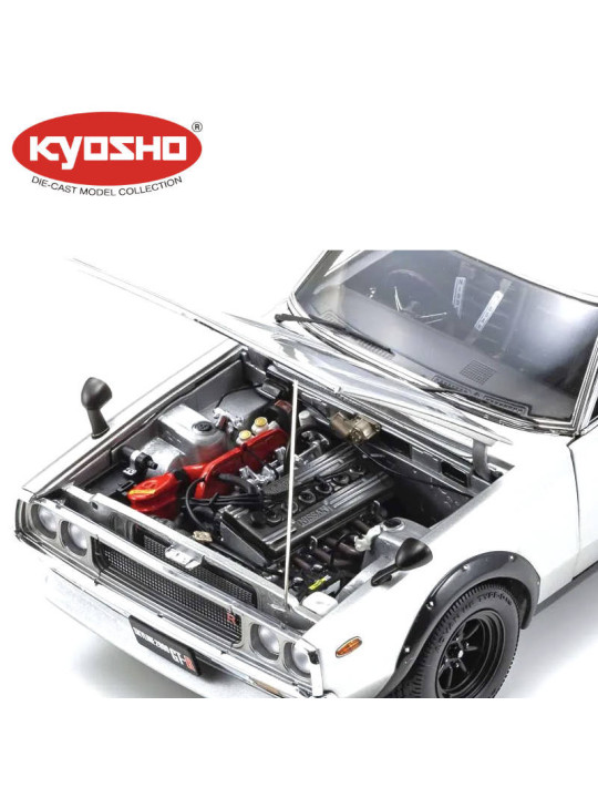 KYOSHO DIE CAST 1:18 NISSAN SKYLINE 2000 GT-R (KPGC110) 1973