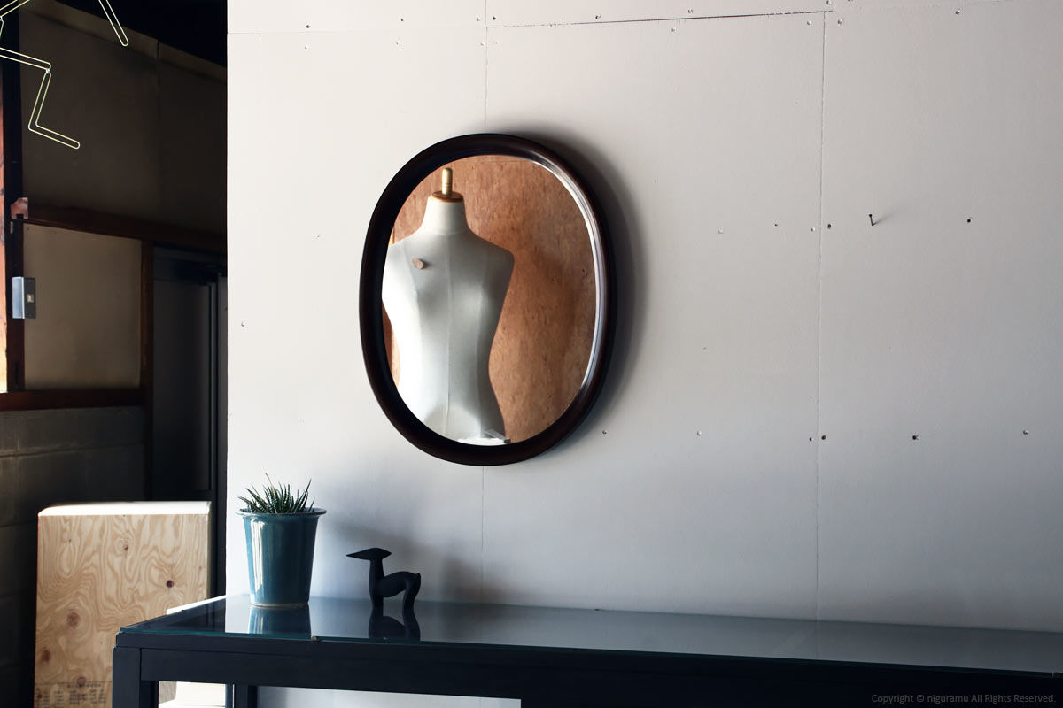 曲木鏡（ウォールミラー） , 小 | 柳宗理 | niguramu