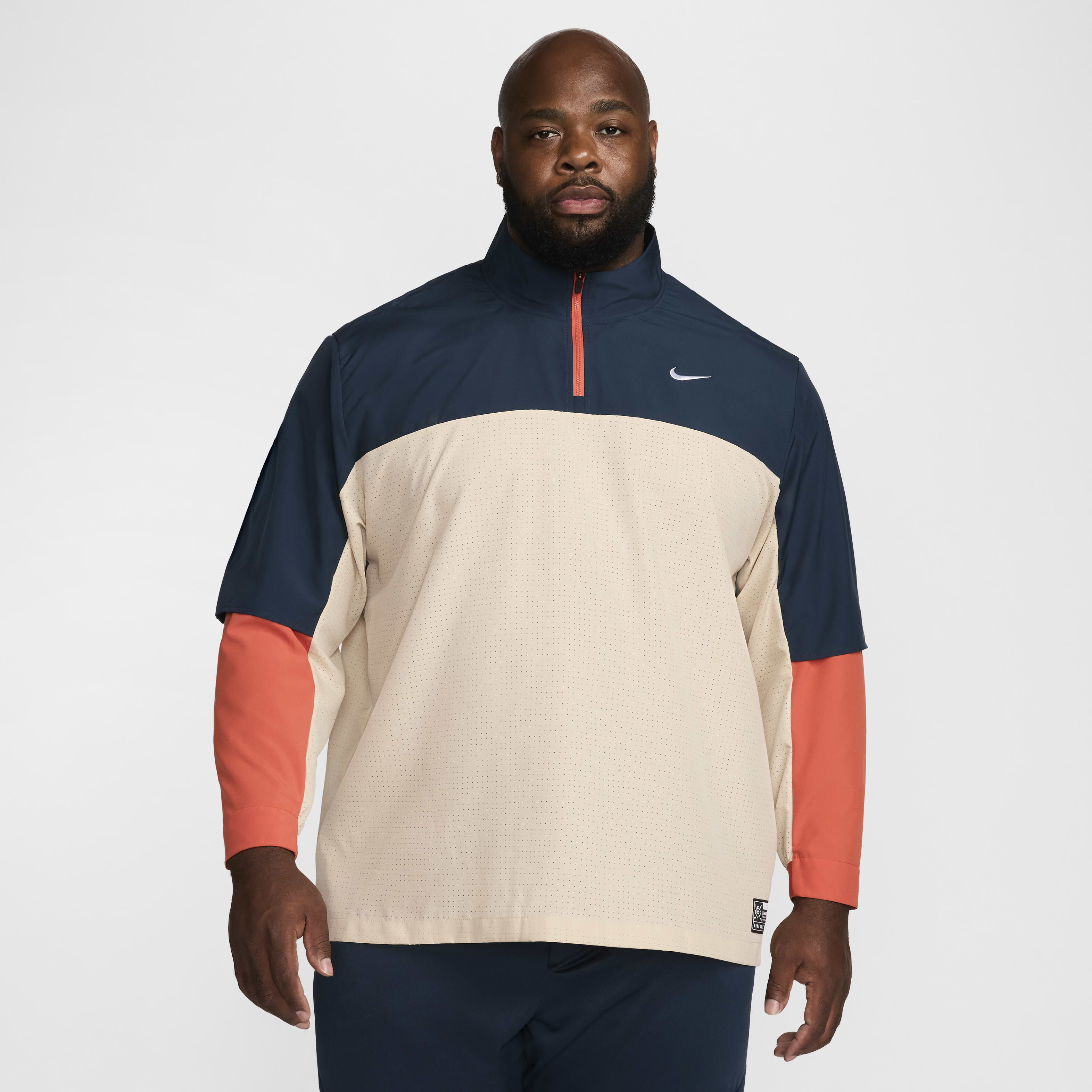 Buy Nike Golf Club Men's Dri-FIT 1/2-Zip Golf Jacket - Sand Drift