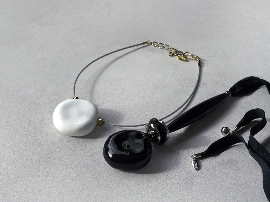 nikko｜セラミックトップネックレス ブラック｜アクセサリー｜ニッコー