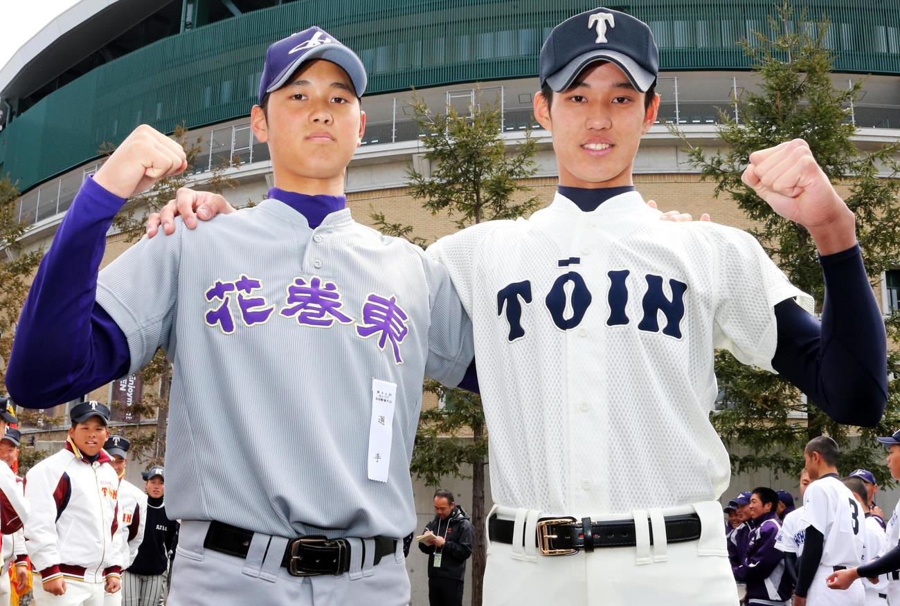 スライドショー】12年センバツ、大谷翔平と藤浪晋太郎の貴重な対戦
