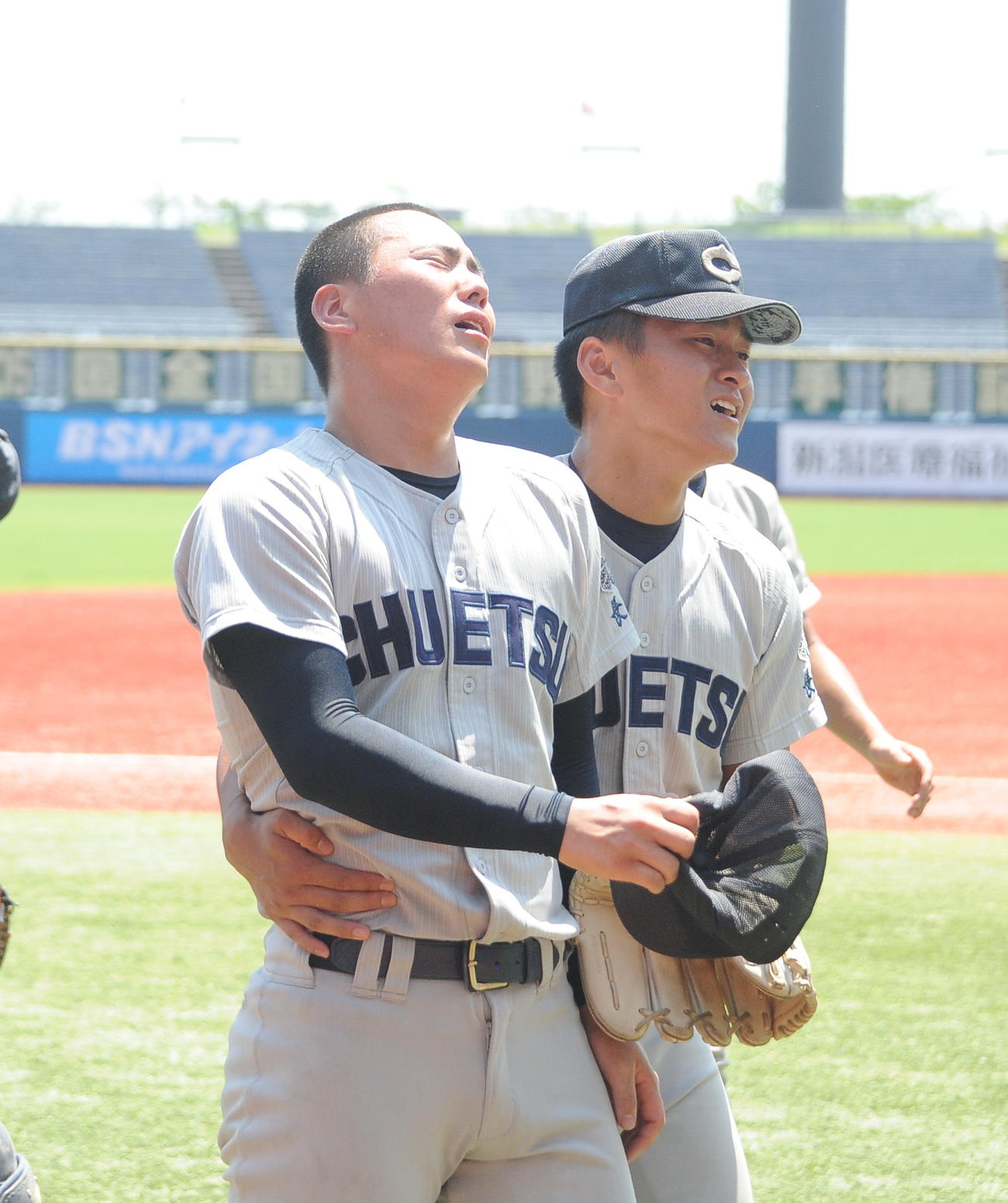 中越、エース野本壮大の力投及ばず涙のサヨナラ負け「野本で負けたなら
