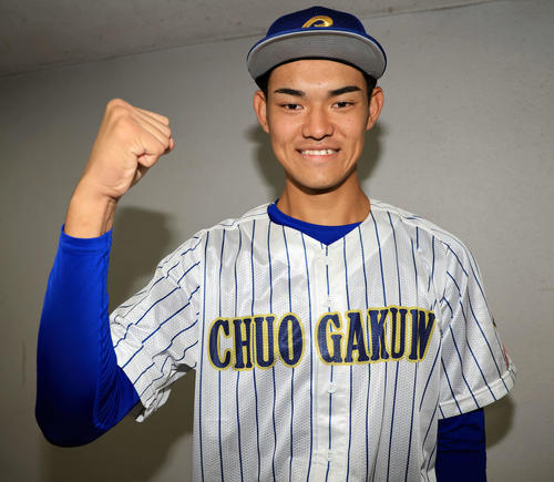 中央学院エース蔵並龍之介”ロッテ朗希フォーム”7回4安打2失点「意識