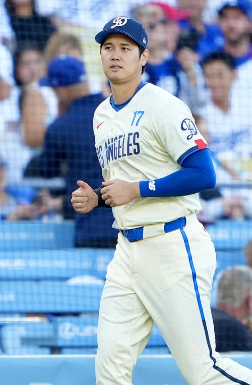 大谷翔平「シティーコネクト」ユニホーム初披露、第2弾はクリーム色を