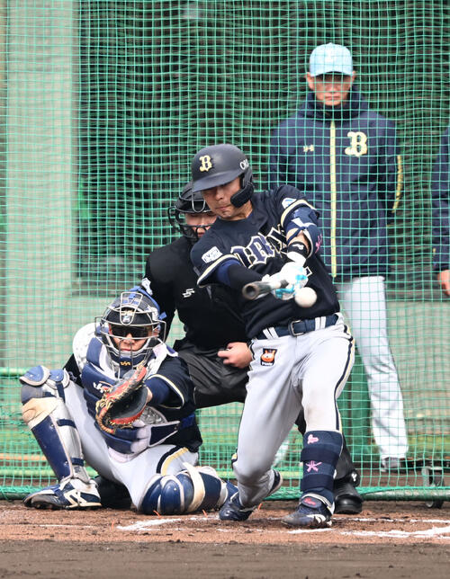 オリックス】侍捕手の若月健矢がライブBPで2安打 “あの人”へのつなぎ