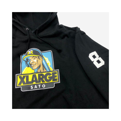 阪神佐藤輝明、若者人気「XLARGE」とコラボ フーディー数量限定