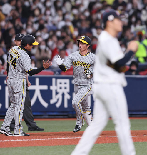 WBC】阪神近本光司ソロ弾 侍ジャパン山本由伸の159キロを弾丸ライナー