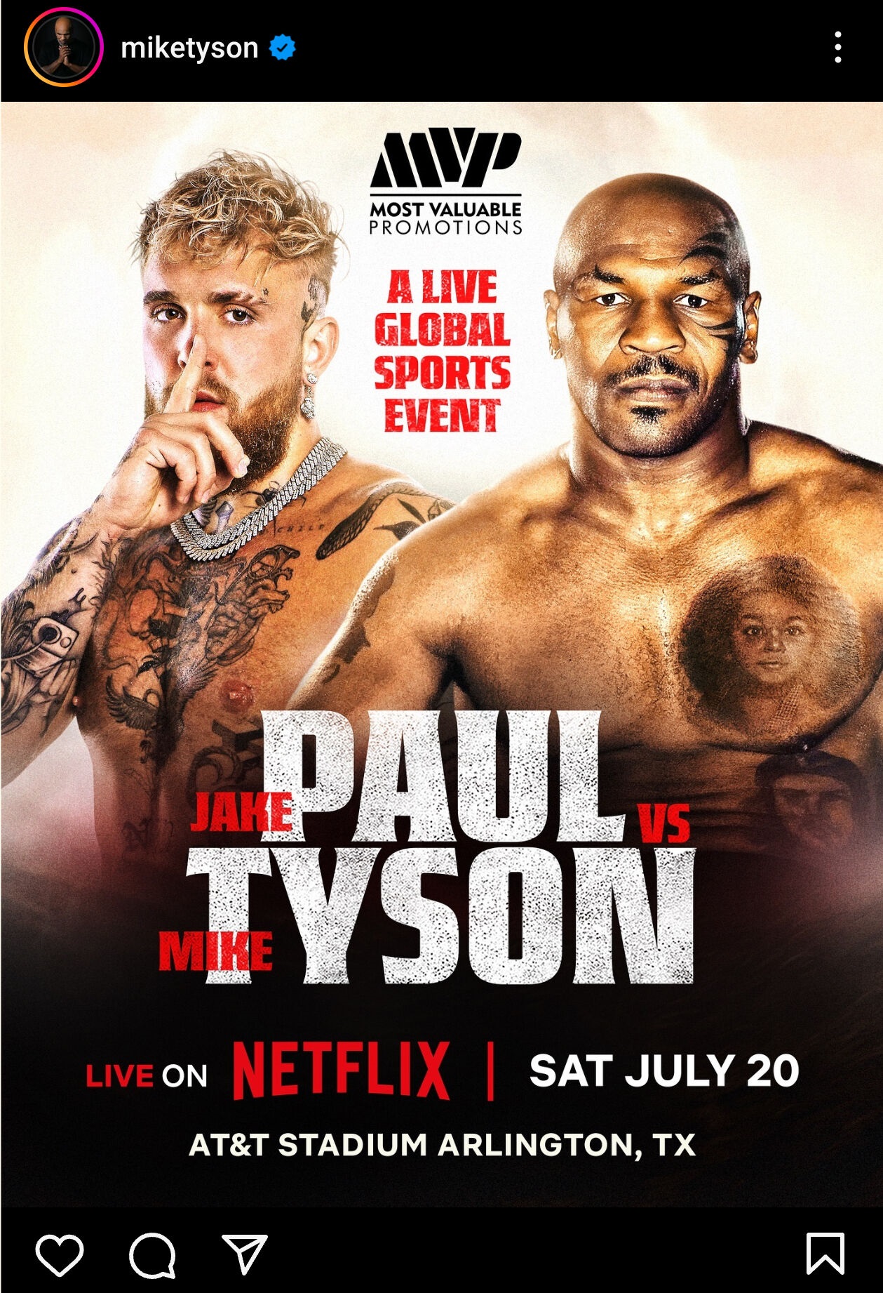 マイク・タイソン、約4年ぶりのエキシビ戦発表「サインした」7・20