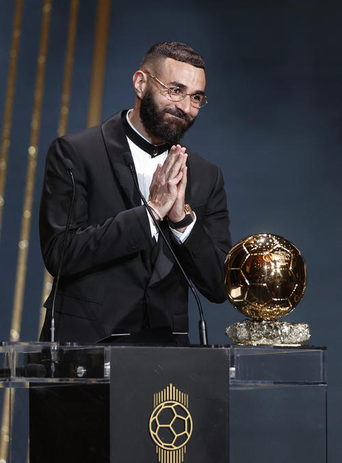 Rマドリード・ベンゼマ、バロンドール初受賞「小さな頃から抱いていた