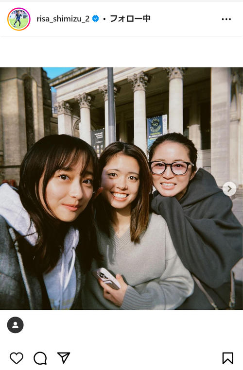 最強かわいい3トップ」マンC清水梨紗が元日向坂46影山優佳さん