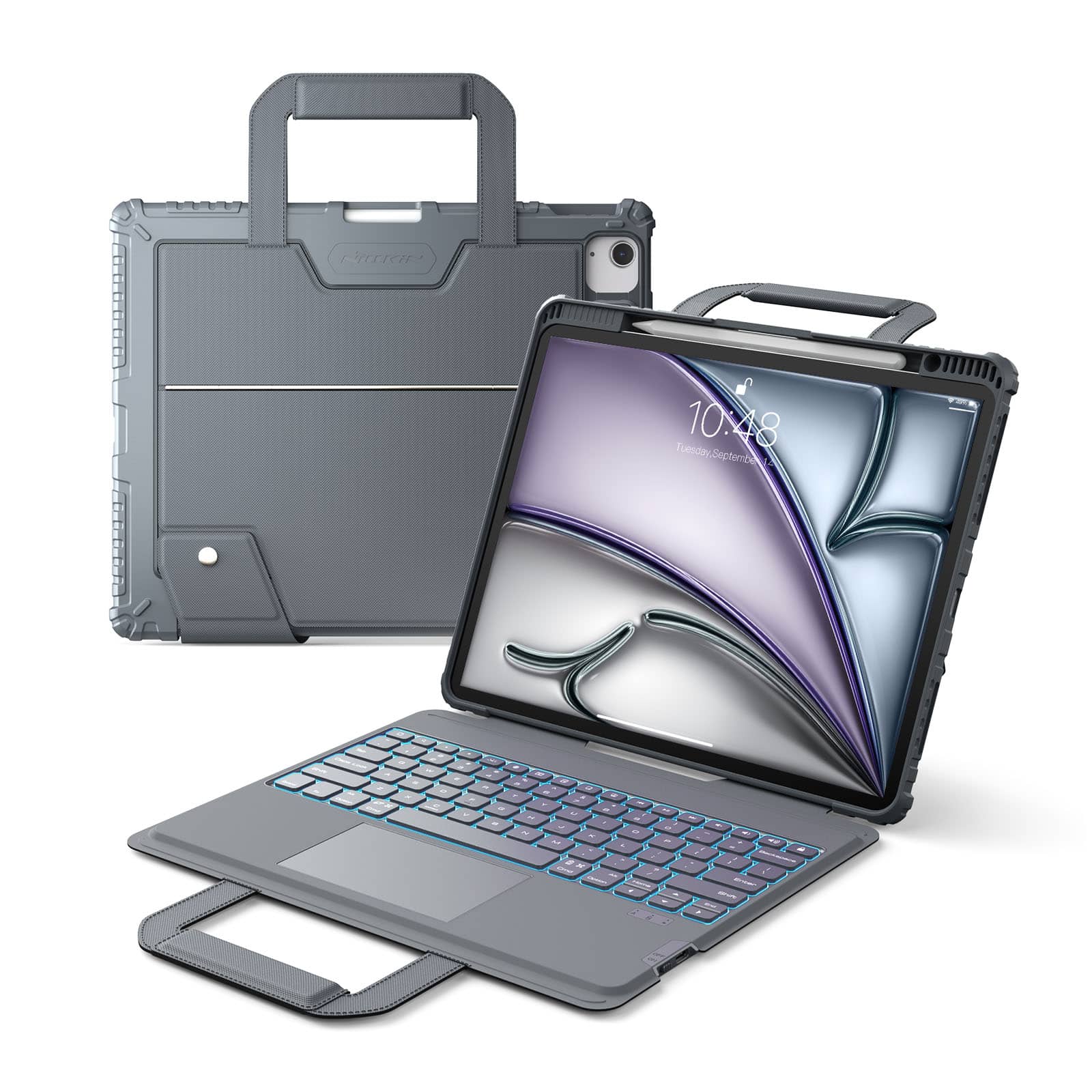 Nillkin Carry Go ポータブルハンドルバックライトキーボードケース