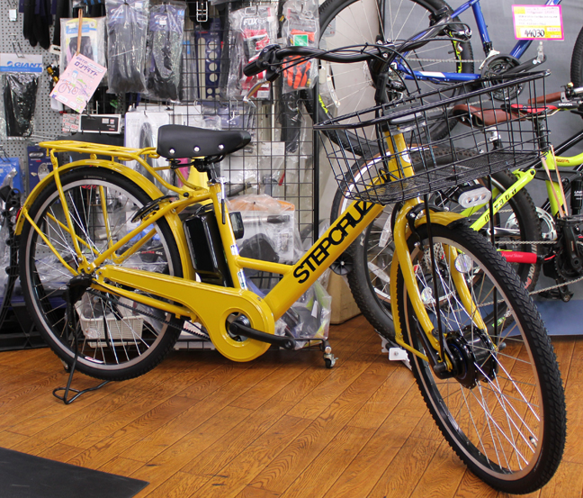 ブリヂストンの電動アシスト自転車ステップクルーズeが入荷いたしました。