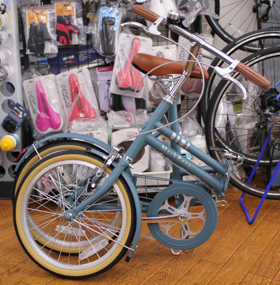ブリヂストンの折り畳み自転車マークローザFが入荷いたしました。