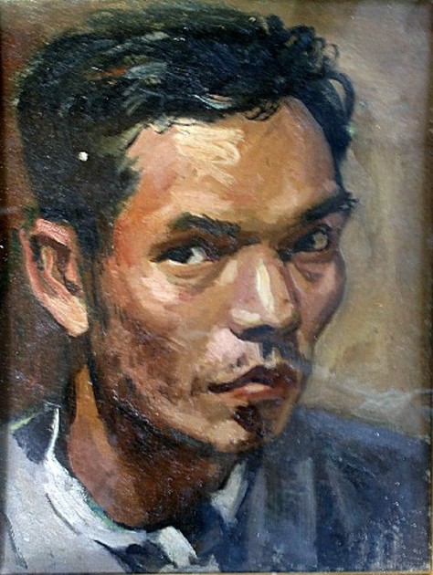 早世の画家戦争の影 少年特攻兵描いた大貝彌太郎 教え子が諫早で遺作展