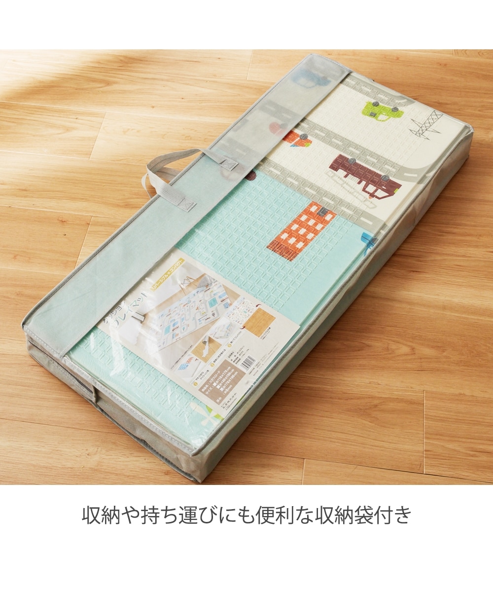 リバーシブルフリーマット｜ロードマップ柄 通販【ニッセン】