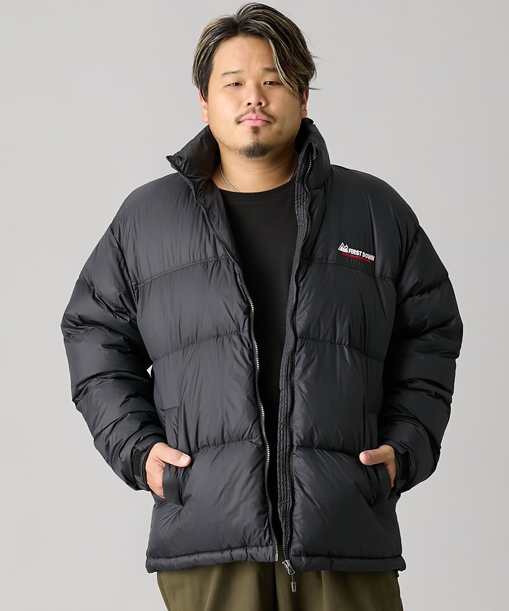 スタンドカラーダウンジャケット FIRST DOWN EXPLORATION GEAR