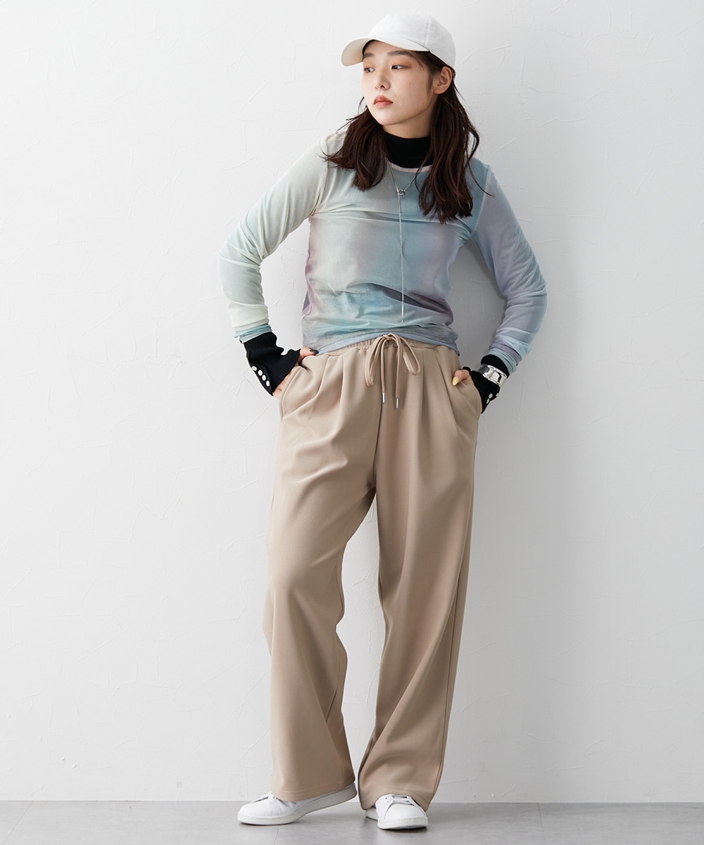 プリントシアートップス 通販【ニッセン】