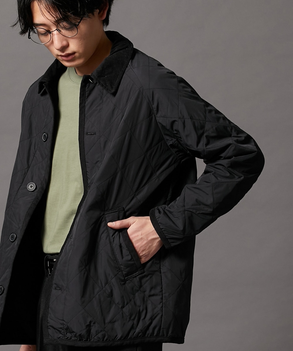 衿コール中綿キルティングジャケット 通販【ニッセン】