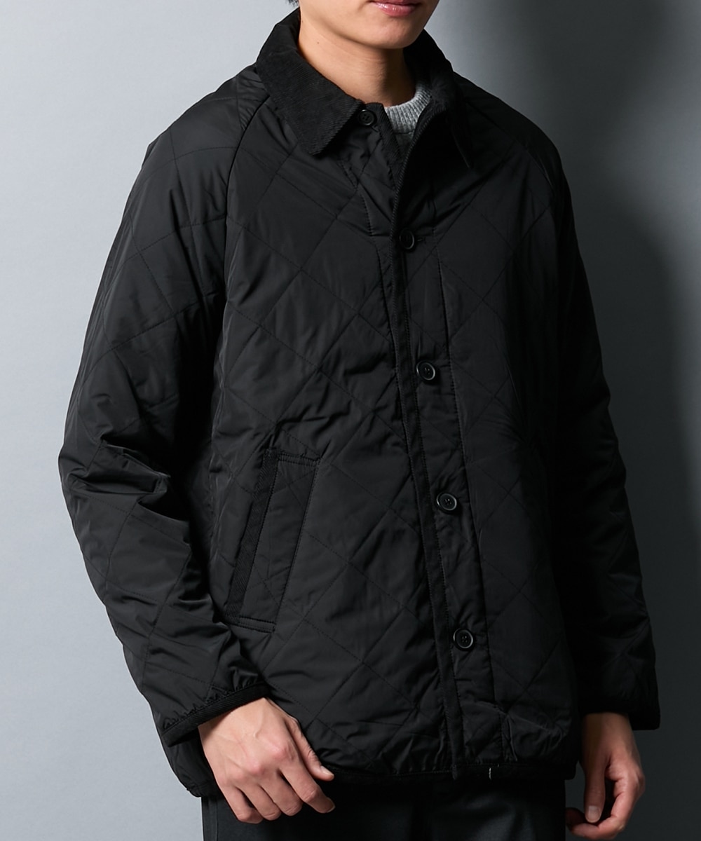 衿コール中綿キルティングジャケット 通販【ニッセン】