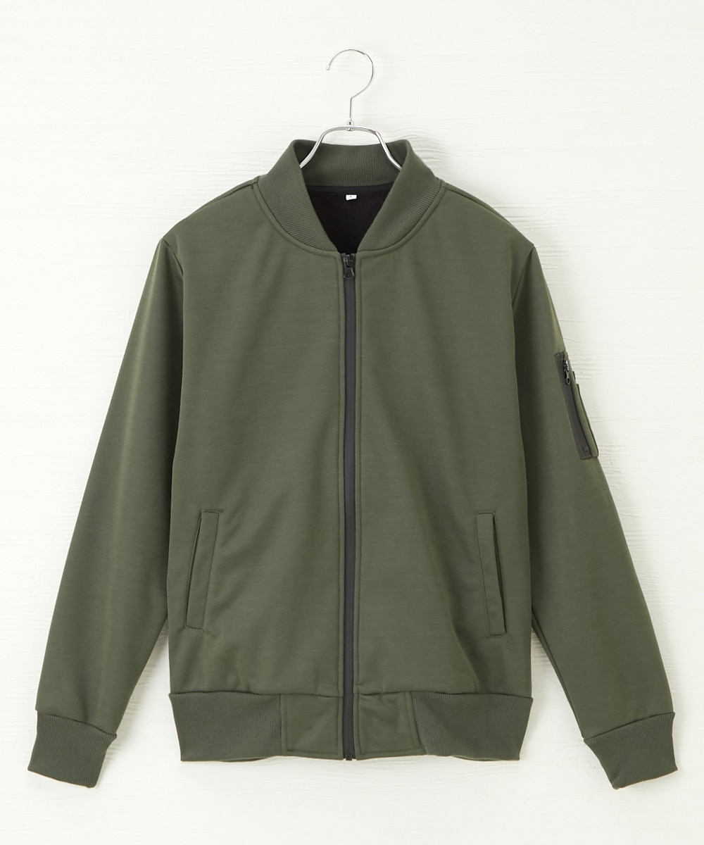 防風・裏フリース ミリタリーブルゾン 通販【ニッセン】