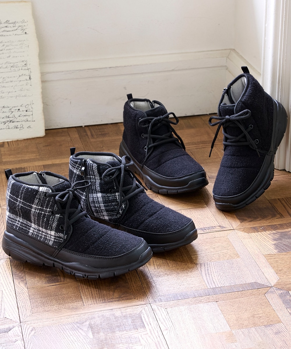 ゆったり幅広】軽量ハイカットスニーカー（ワイズ4E） 通販【ニッセン】