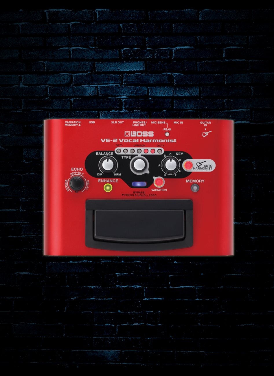 BOSS VE-2 Vocal Harmonist Pedal