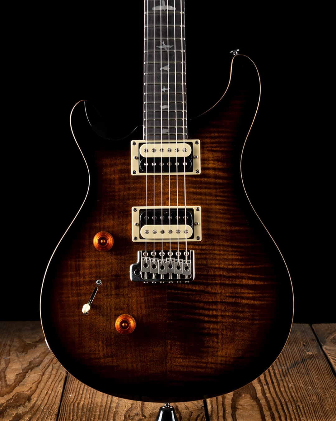 PRS SE Custom 24 Left Handed - Black Gold