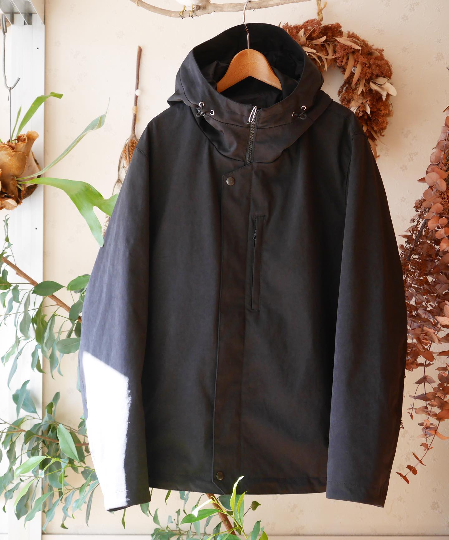 Milicloth lite hoodie jacket | 温手 nuquite