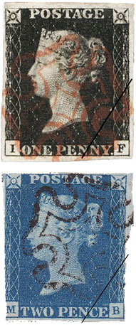 ペニー・ブラック、ペンス・ブルー 独立行政法人 国立印刷局