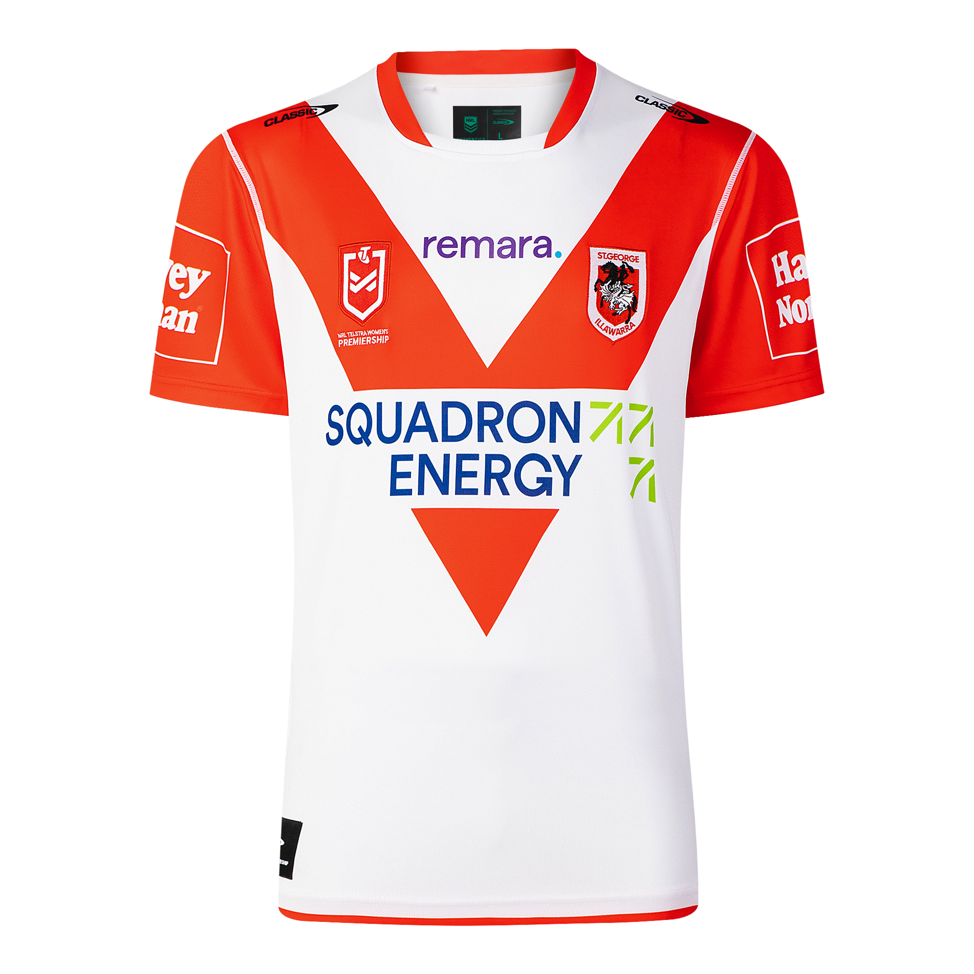 St George Illawarra Dragons NRLW Mens 2025 Home Jersey – NRL Shop