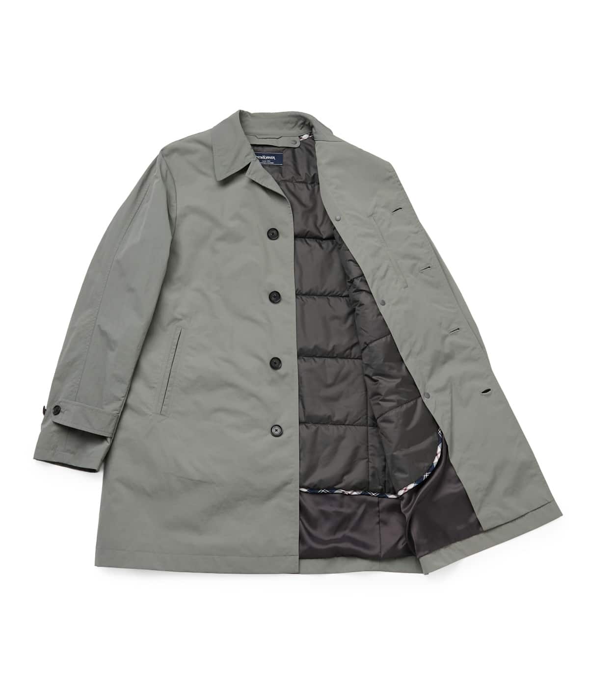 撥水】ザックナイロン ステンカラーコート(16386300-2025