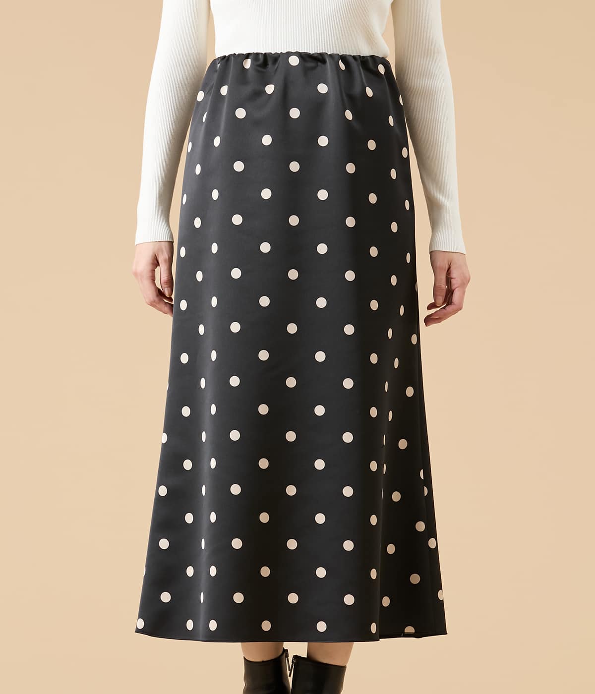 WEB限定】ma couleur(マ クルール)ポルカドットマーメイドスカート