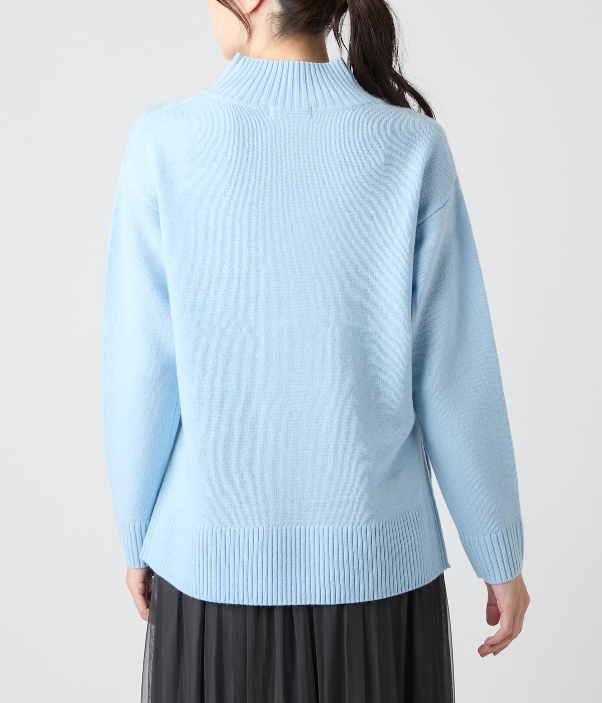 ウールカシミヤ ハイネックニットプルオーバー(71716913-2025